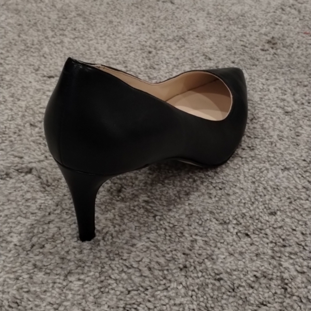 Nine West Black Heels with Ribbon Accent - Picture 4 of 6